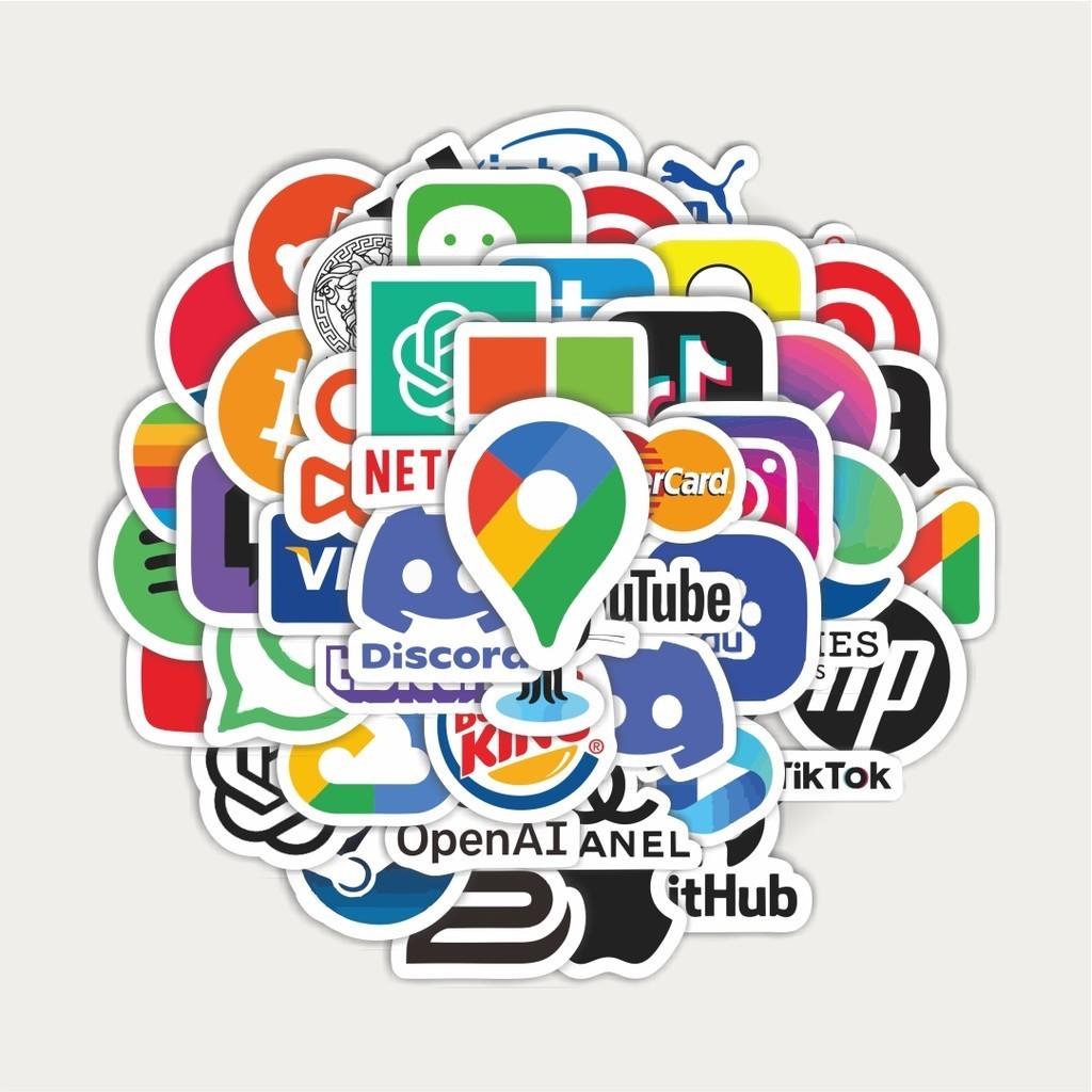 

Sticker Pack Stiker Logo Aplikasi Klasik | Sticker TUMBLR | Stiker LAPTOP KOPER HELM