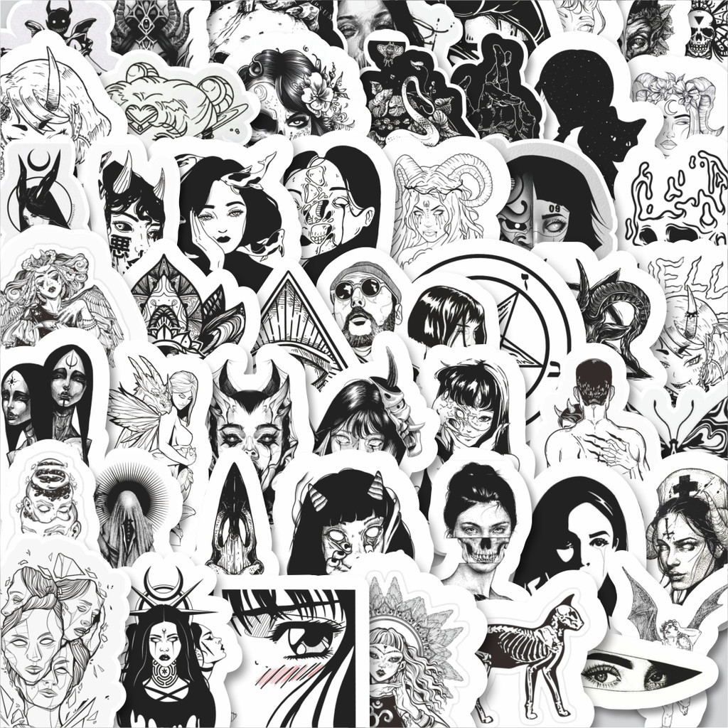 

Stiker Cutting Pack Stiker Horor Random Versi 2 Isi 100Pcs Series Aesthetic Lucu Keren Untuk Koper Bahan Vynil