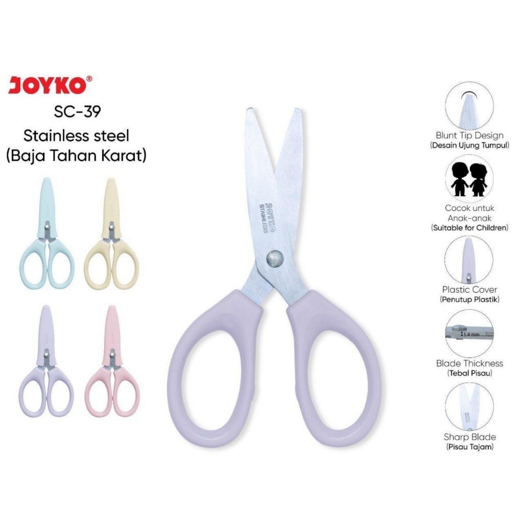 

Gunting Mini Pastel Joyko / Scissors Joyko SC-39