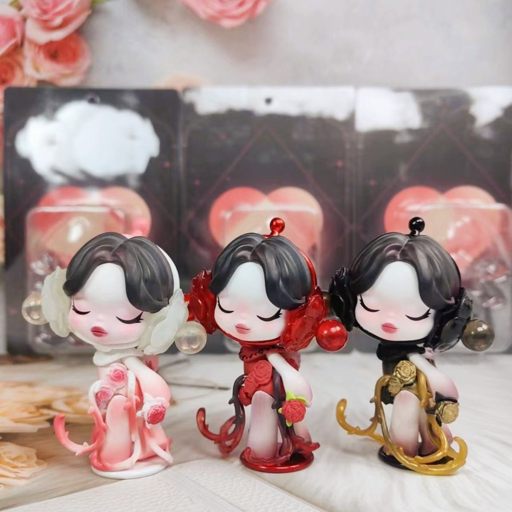 In Stock Valentine'S Day Limited Elevator Figure Skullpanda Doll Collection Model Toys Room Decor Or