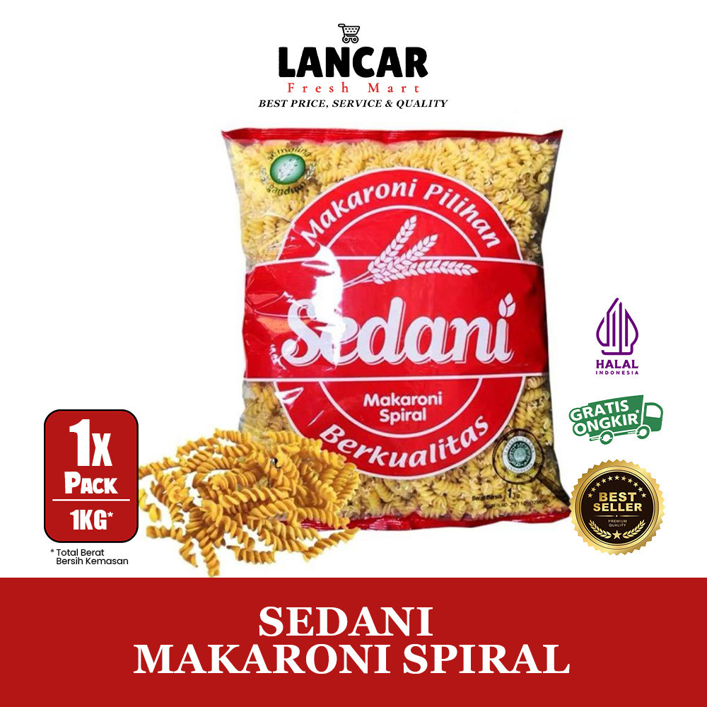 

SEDANI MAKARONI SPIRAL 1KG