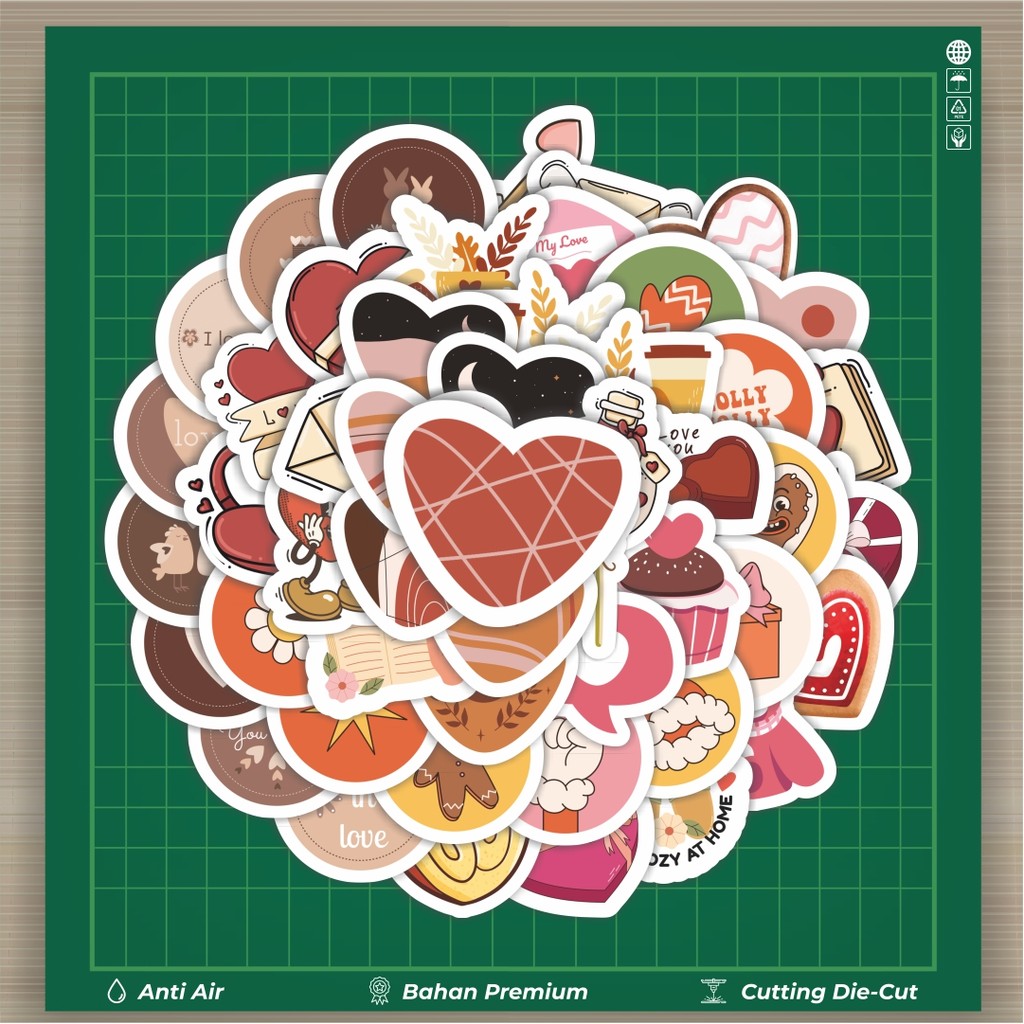 

HOT 50 PCS STIKER Sticker Love Mazzy Stiker Fashion Cars Decal Dingin Kartu Album Custom Vinyl Anti Air- Sticker Aesthetic Buku Journal Koper Casing HP Tablet Laptop Helm Motor Botol Minum