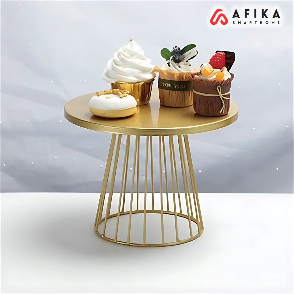 Rak Kue Stand Metal Dessert Industrial Table Cup Cake Tray