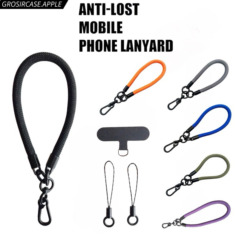 GROSIR Short Lanyard Tangan Tali Gantungan Case Handphone Universal Lanyard Hp Pendek