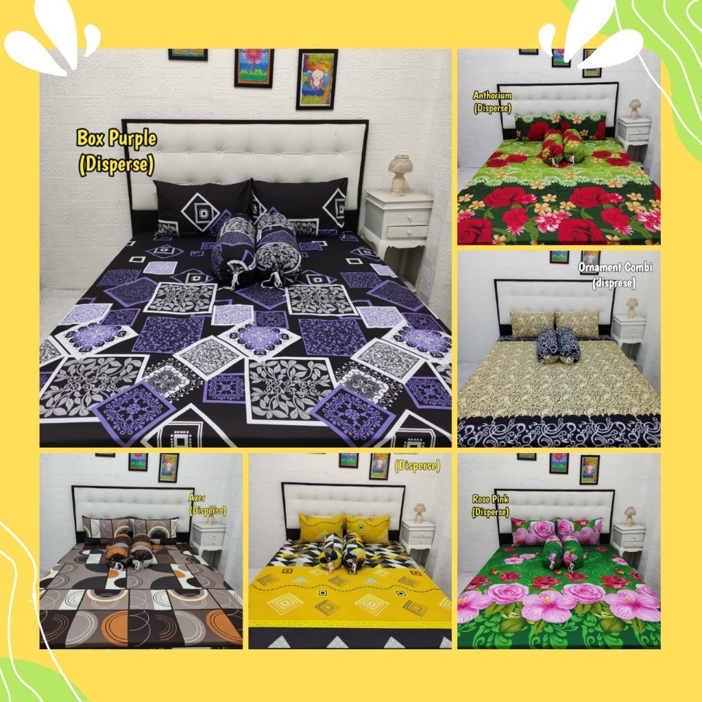 Sprei Batik Jadul Pekalongan Solo 120x200 160x200 180x200 200x200 Adem & Nyaman - Ready Stock