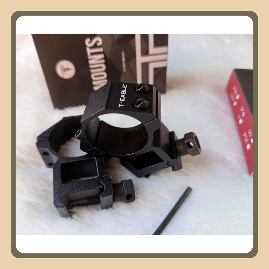 MOUNTING TELESKOP OD 30MM TINGGI RELL 22 TEAGLE