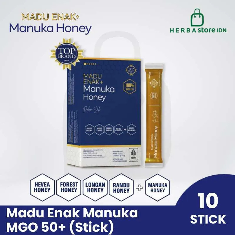 

Madu Enak Manuka Honey Stick | 1 Box Isi 10 Stick - Madu Asli