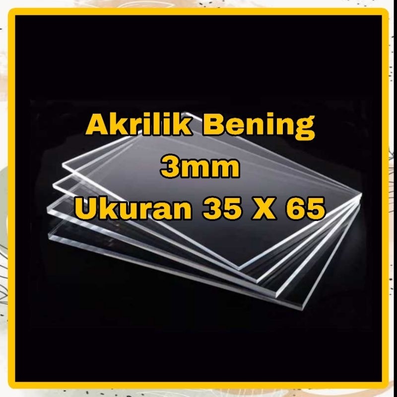 

Akrilik Lembaran Bening 3mm Ukuran 35X65 Marga Cipta Akrilik Acrylic Custom Sheet Akrilik Akrilik Solid akrilik potonganCO