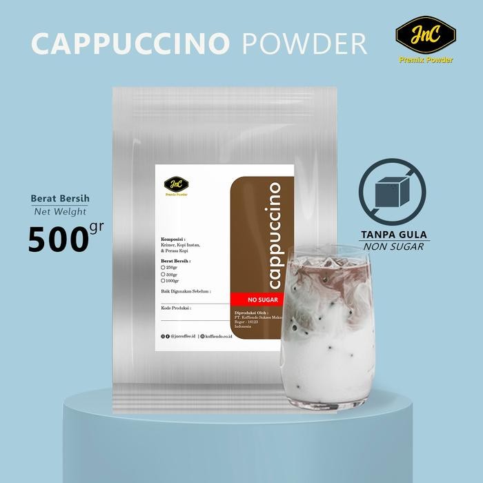 

Terjangkau~[PROMO] JnC Cappuccino Powder 500gr Tanpa Gula