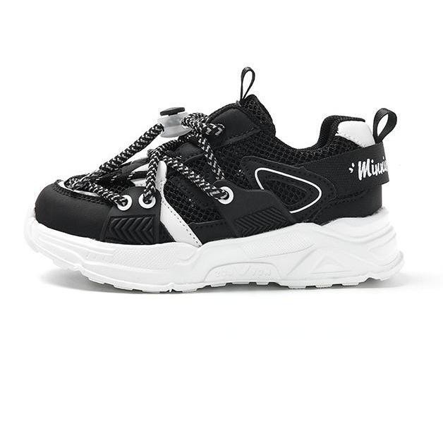 Kiddykicks Sepatu Slip on Tali Tarik Anak Cewek Cowok Sneakers Casual ImportCO