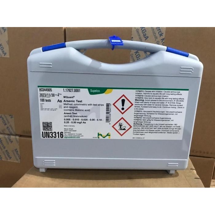 Arsenic Test Strip 100 Test 1.17927.0001 Merck
