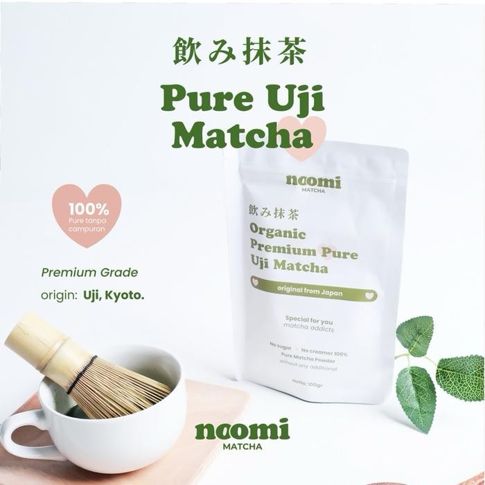 

Noomimatcha Pure Matcha Powder Premium Grade 100gr | 100% Pure Matcha no Additional Bubuk Matcha