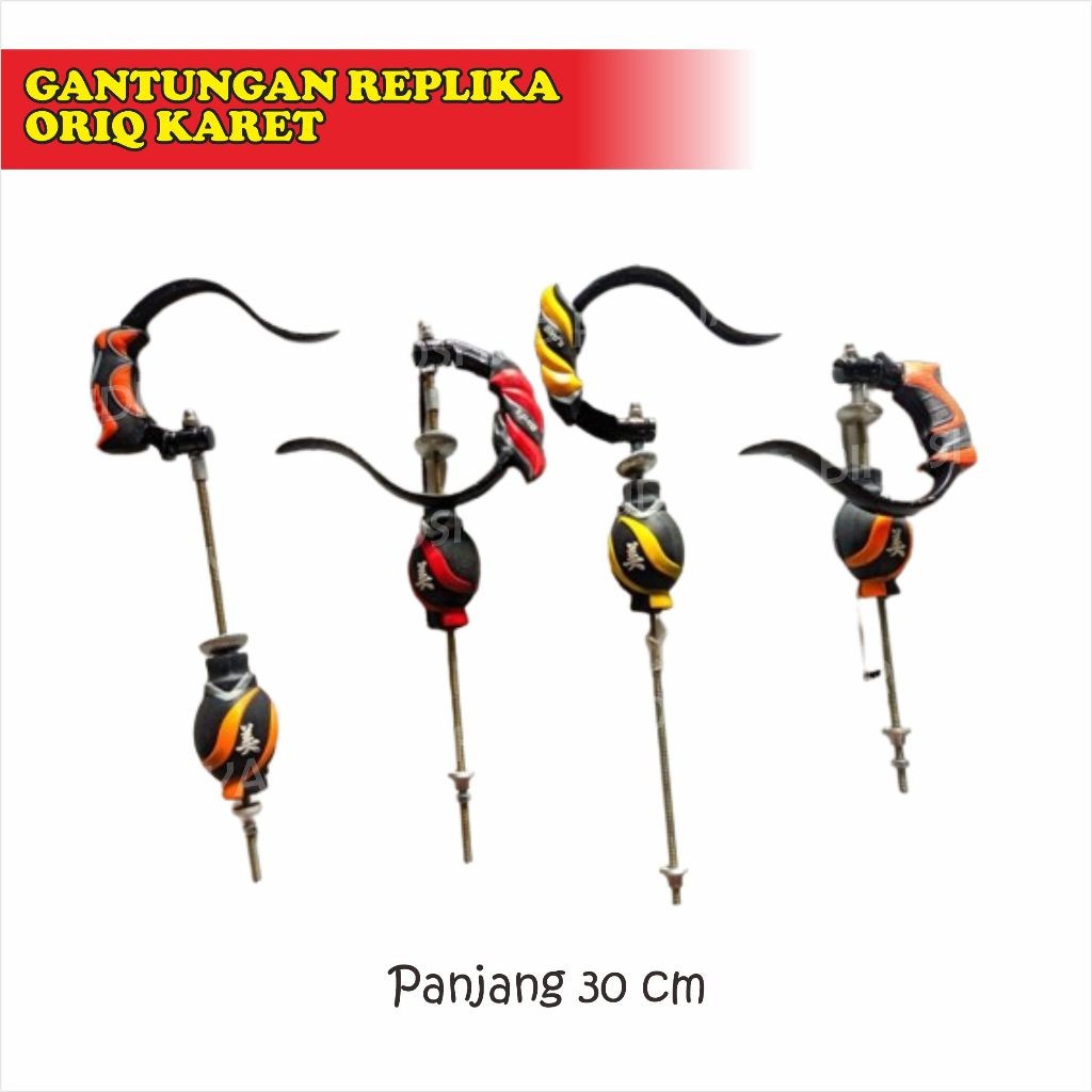 SEDIA GANTUNGAN CANTOLAN LIPAT KARET REPLIKA ORIQ JAYA SANGKAR KANDANG BURUNG MURAI KACER KENARI