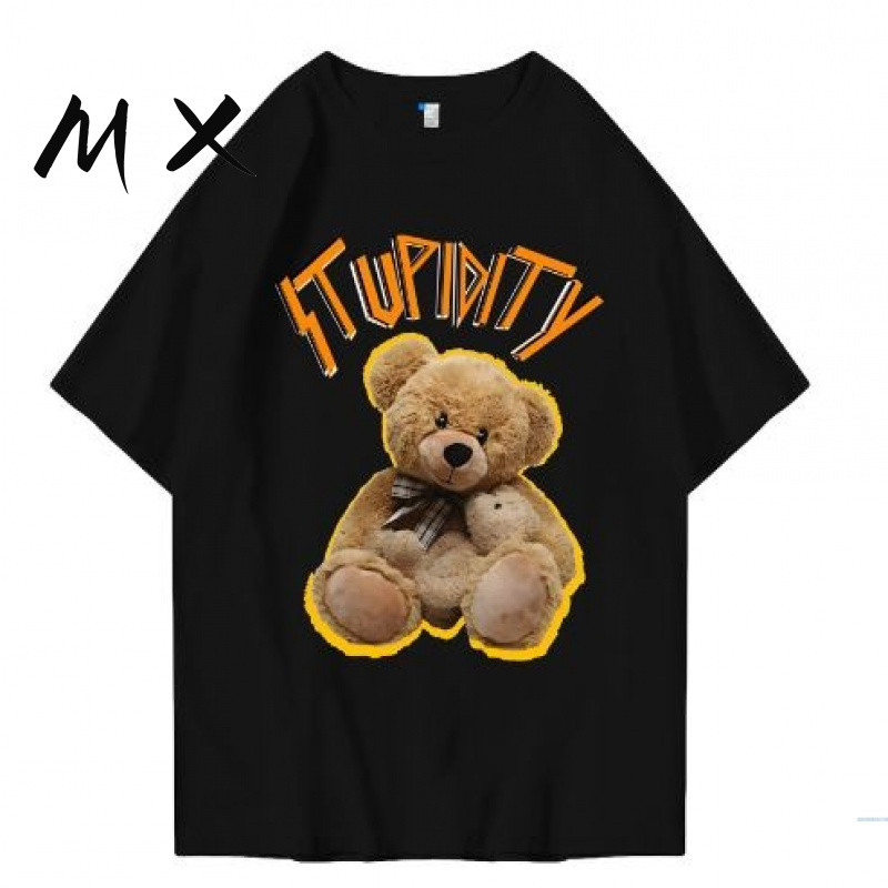 MX Kaos lengan pendek terbaru/Kaos kasual pria/Kaos kasual wanita/Baju longgar/Kebutuhan sehari-hari