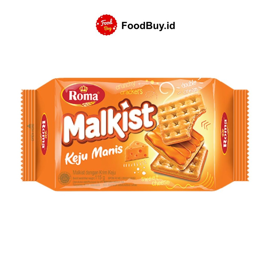 

Roma Malkist Keju Manis 90 gr