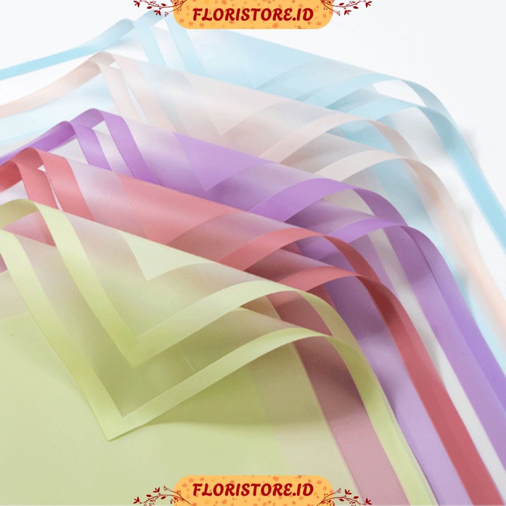 

GLACE PAPER TRANSPARANT / CELLOPHANE / FLORIST PAPER / KERTAS BUKET BUNGA / WRAPPING WRAPPER