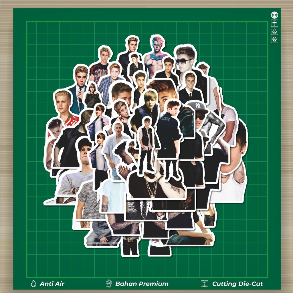 

HOT 50 PCS STIKER Stiker Justin Bieber Stiker Fashion Cars Decal Dingin Kartu Album Custom Vinyl Anti Air- Sticker Aesthetic Buku Journal Koper Casing HP Tablet Laptop Helm Motor Botol Minum