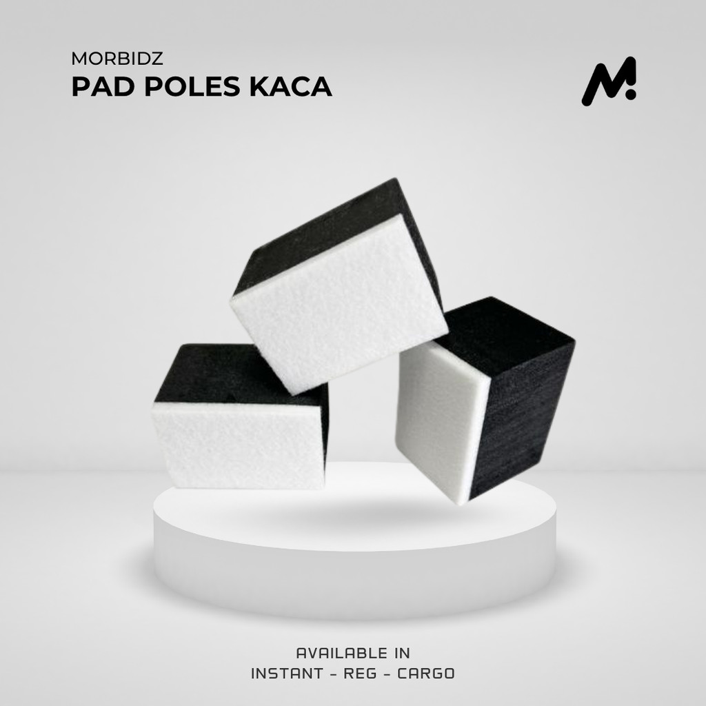 MBZ Pad Poles Kaca Mobil Dan Aquarium – Penghilang Baret Jamur Kaca Felt Block Autodetailing