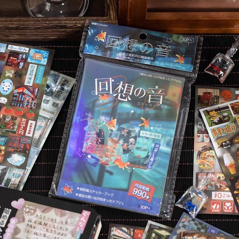 

MINKYS New Vintage 30 sheets/Piece Decorative Stickers Laptop Journal Photocard Sticker Book Kids Gift School Stationery