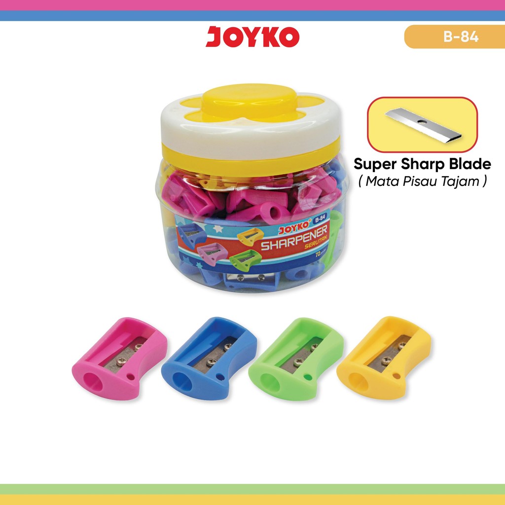 

JOYKO Sharpener Rautan 1 Drum B-84 Isi 72 Pcs