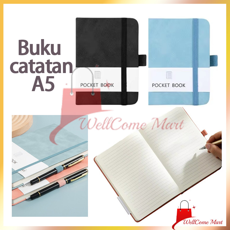 

100 Lembar Notebook A5 A6 Buku Catatan / Buku Diary Aesthetic Notebook