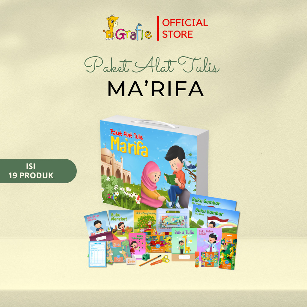 

Grafie Ma'rifa Paket Alat Tulis Anak Lengkap