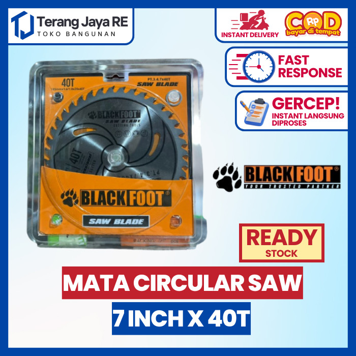 Mata Circular Saw 7 Inch x 40 T BLACKFOOT