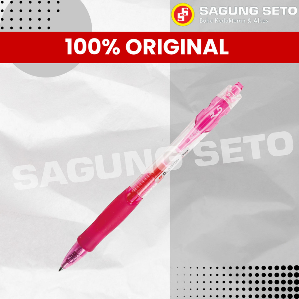 

PEN R5 0.7MM PINK AGP12371 / PULPEN WARNA PINK TINTA 0.7 MM / BALLPOINT