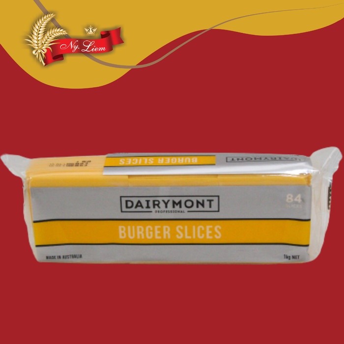 

DAIRYMONT Burger Slices / Cheese / Keju Potong Orange 84 slices