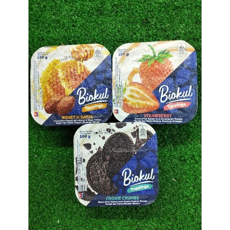 

[INSTANT & SAMEDAY ONLY] Biokul Toppings HALAL Greek Style Yoghurt Source Of Calcium 100gr Lokal - ARM