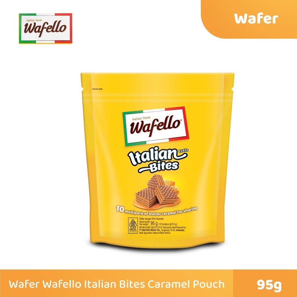 

Wafer Wafello Italian Bites Caramel Pouch