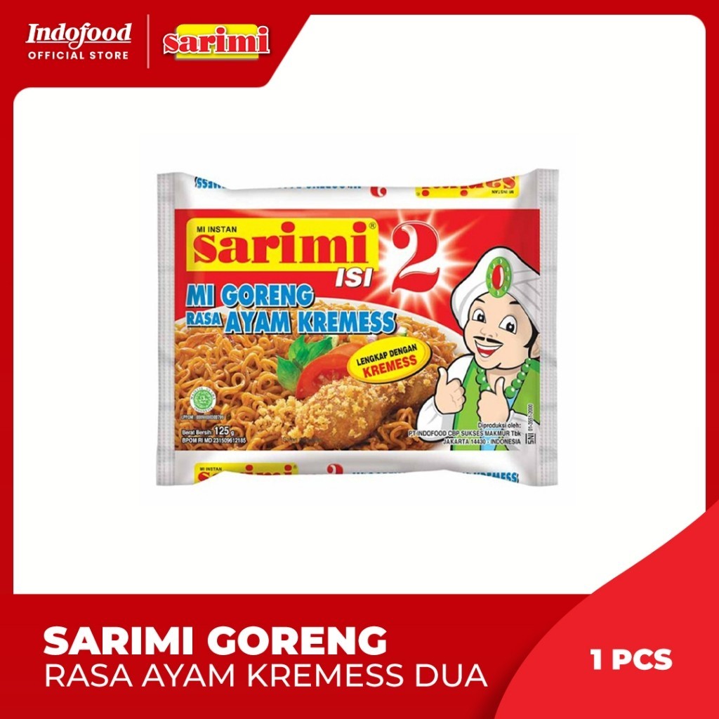 

Sarimi Goreng Rasa Ayam Kremess Dua