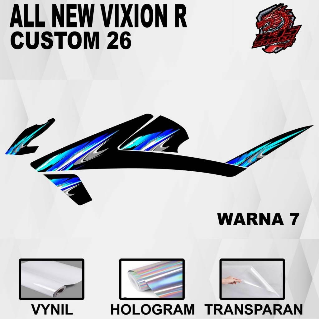 striping list new vixion r 2018 - Decal Striping all new vixion 2019 G15