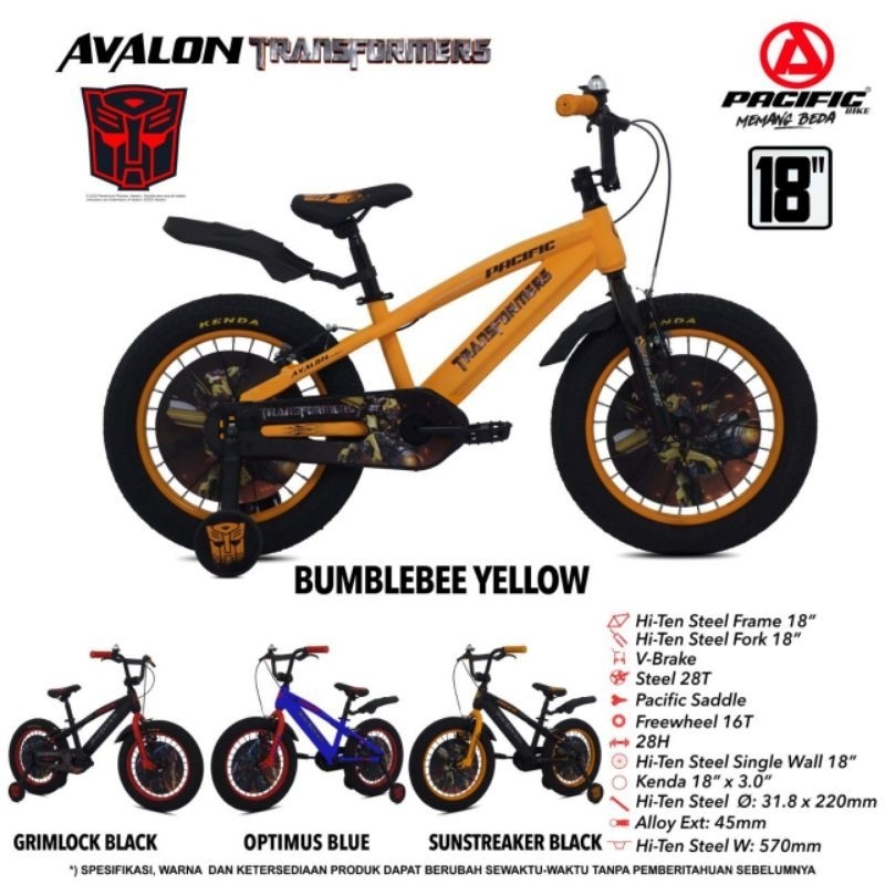 SEPEDA BMX ANAK LAKI-LAKI 18" PACIFIC AVALON TR