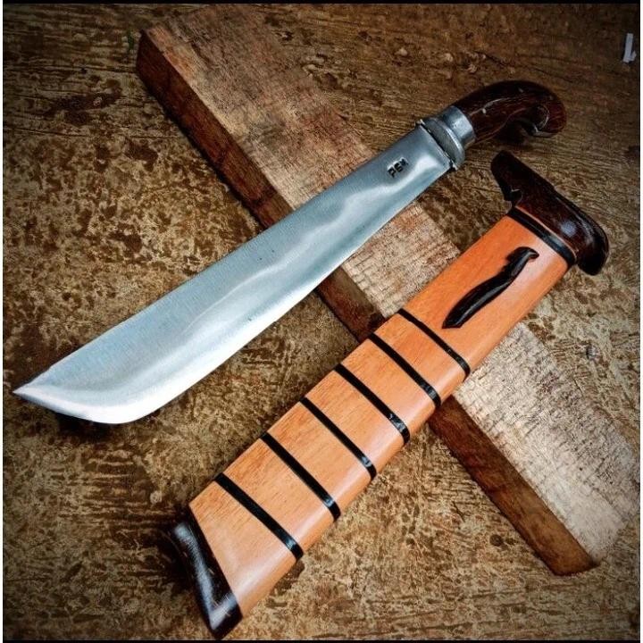 (sukabumiknives) Terlaris golok kerja kebun fulltang duralium Cibatu baja per fulltang