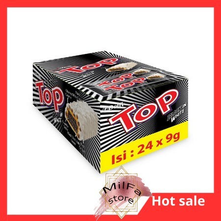 

MF1198 Delfi Wafer Top Black In White 24 pcs x 9g