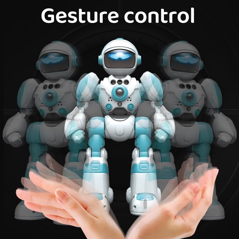 mainan robot AI M-Voice dengan gesture sensing