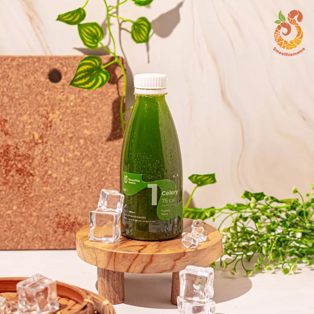 

SMOOTHIEMAMA Jus Seledri 350ml Cold Pressed Murni Detox Fresh