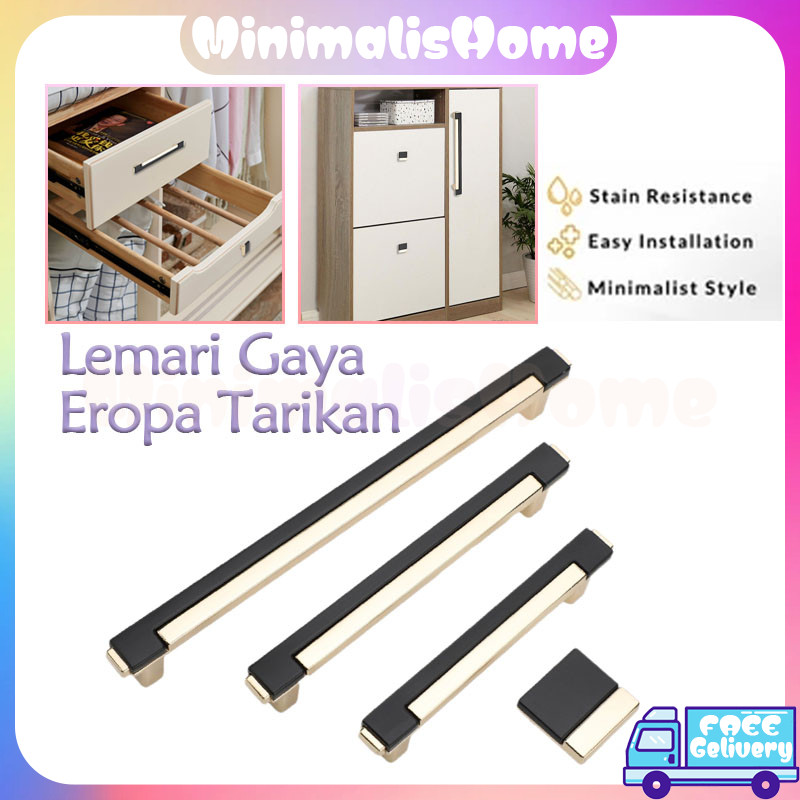Tarikan Laci Minimalis Knob/Lemari Gaya Eropa Tarikan/Pintu Lemari Handle Laci/Handle lemari Handle/