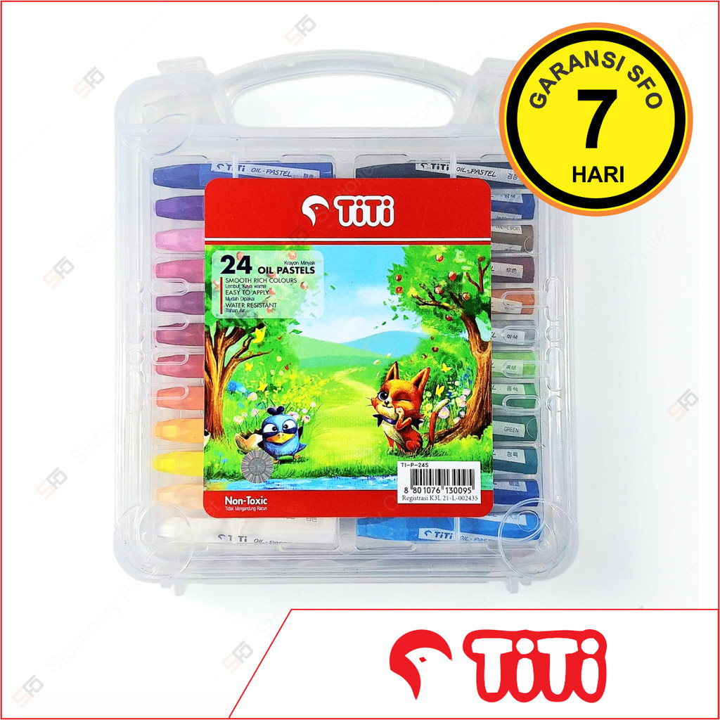 

Crayon Oil Pastel Titi isi 24
