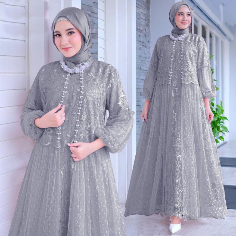 MAXI EFIKA ( M L XL XXL ) NEW GAMIS PESTA SERAGAM ACARA BAJU BRIDESMAID GAMIS CANTIK GAMIS KONDANGAN