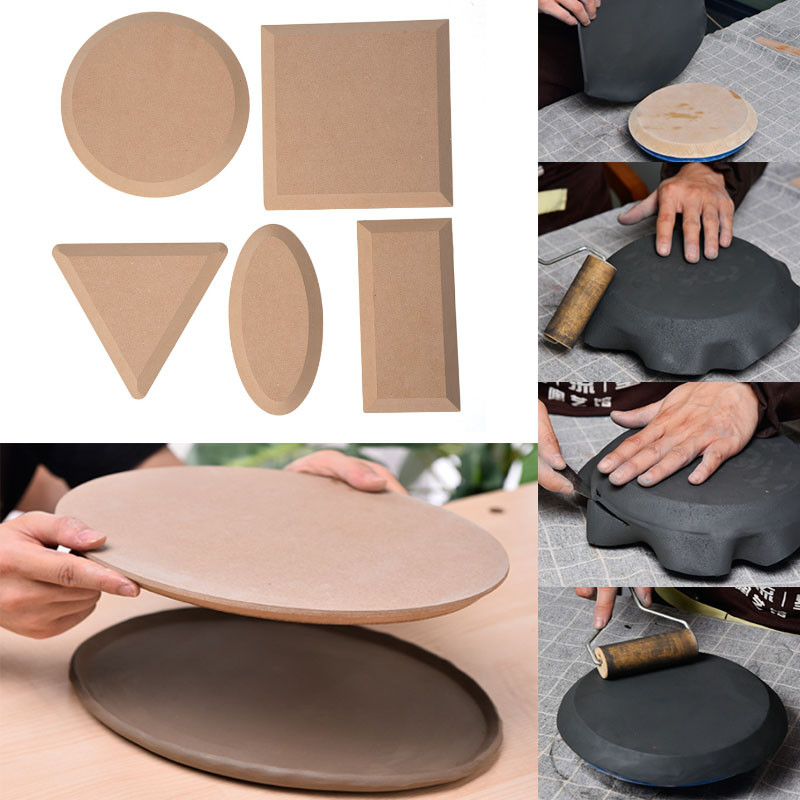 

NEW Pottery Ceramic Tools Billet Density Board Mold Modeling Slab Forming Drape Plate Mold Clay Tools