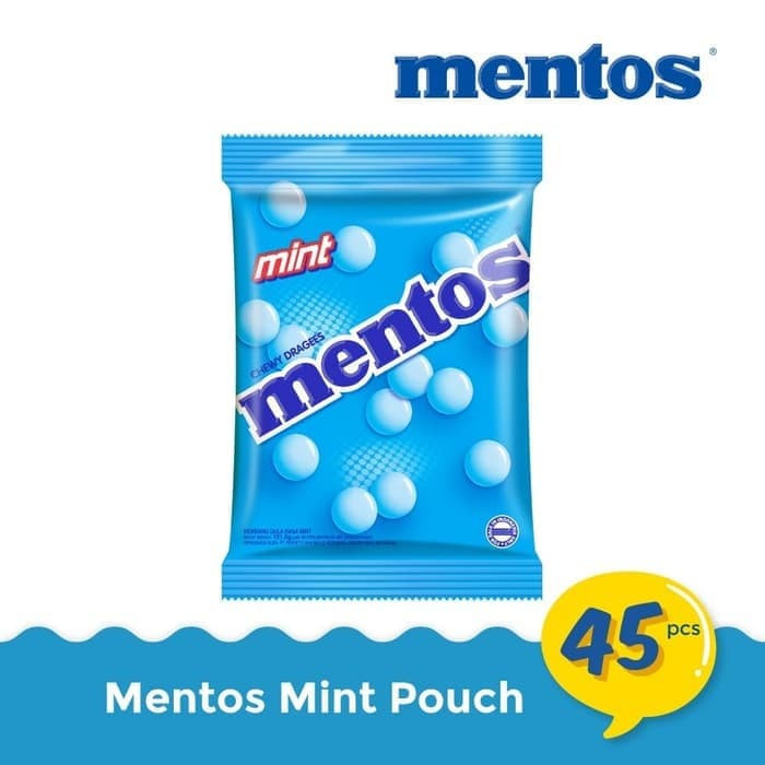 

Permen Mentos Mint sack kecil | isi +/- 50 butir