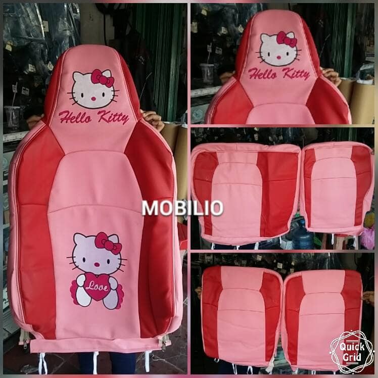 RILEX MBTech - Sarung Jok MOBILIO 2015 Bordir Hello Kitty