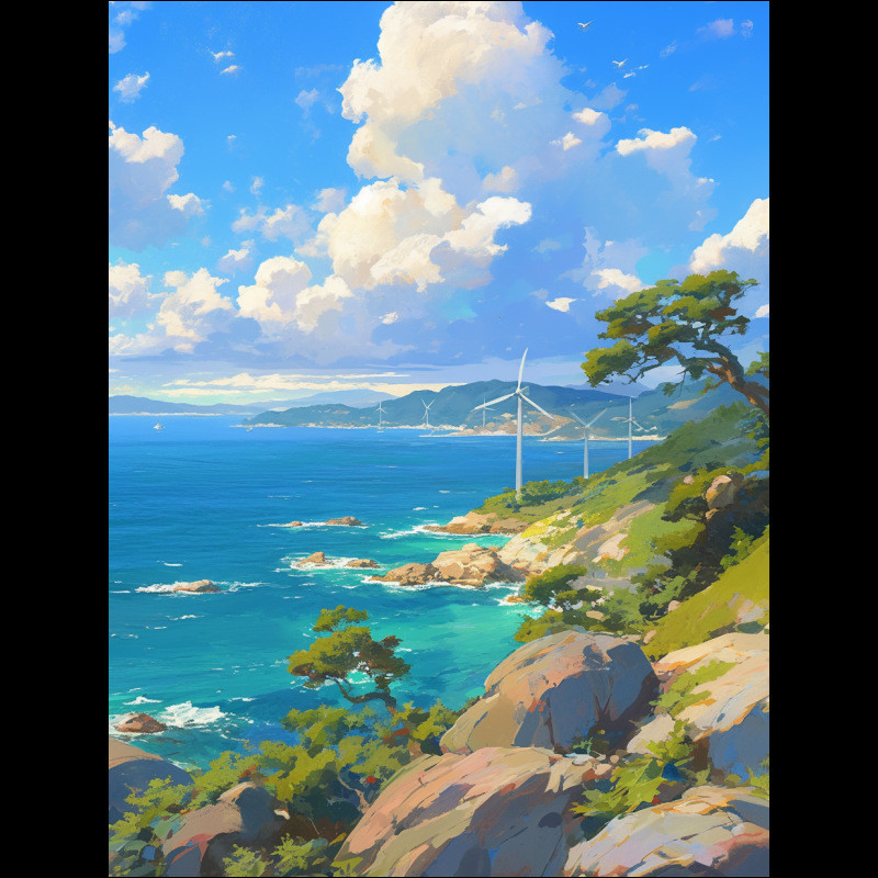 

5553006 Digital Oil Painting Coloring, Manual Coloring, Oil Painting With High Aesthetic Value