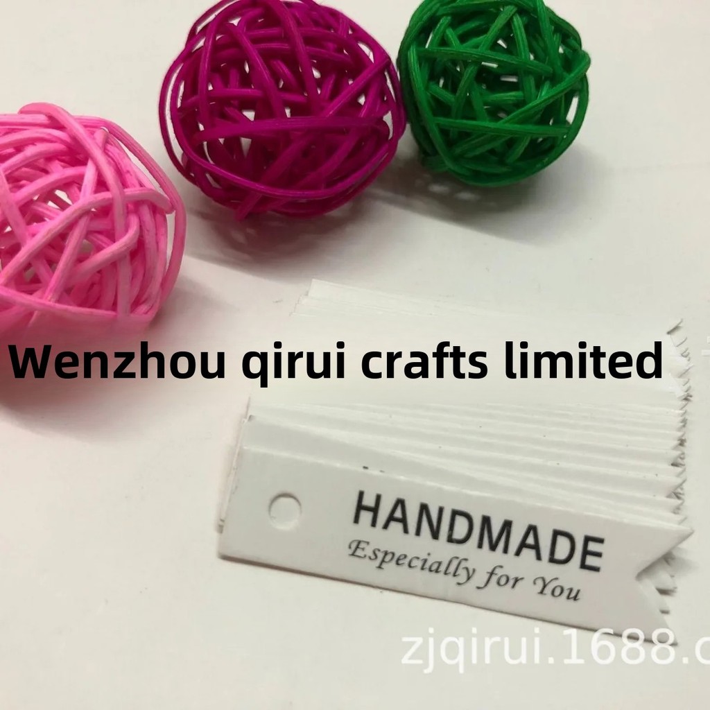 

Handmade Mini Fish Tail Flag Cow Leather Paper Hanging Label DIY Baking Gift Tag Commercial Sticker Label Office Supplies