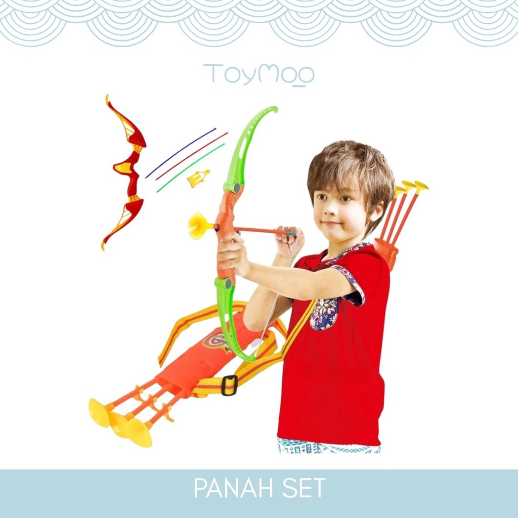 [ TOYMOO ]Mainan Panahan Anak Laki-Laki / Mainan Panah Memanah Busur / Mainan Anak Laki-Laki Murah
