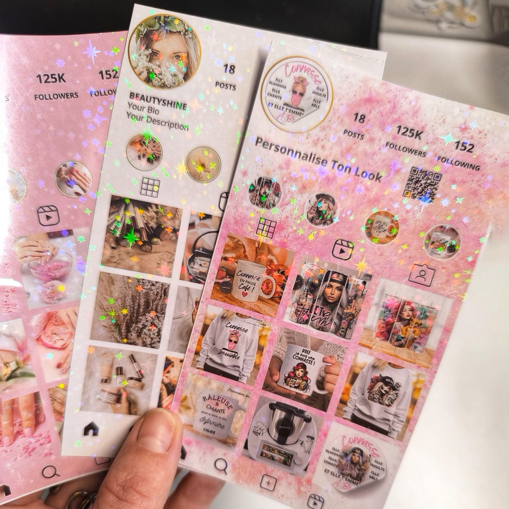 

Custom Star Holographic Business Card For Gift Personalized Logo Text Company Brand Product Name Print Thank You Postcard Weddin