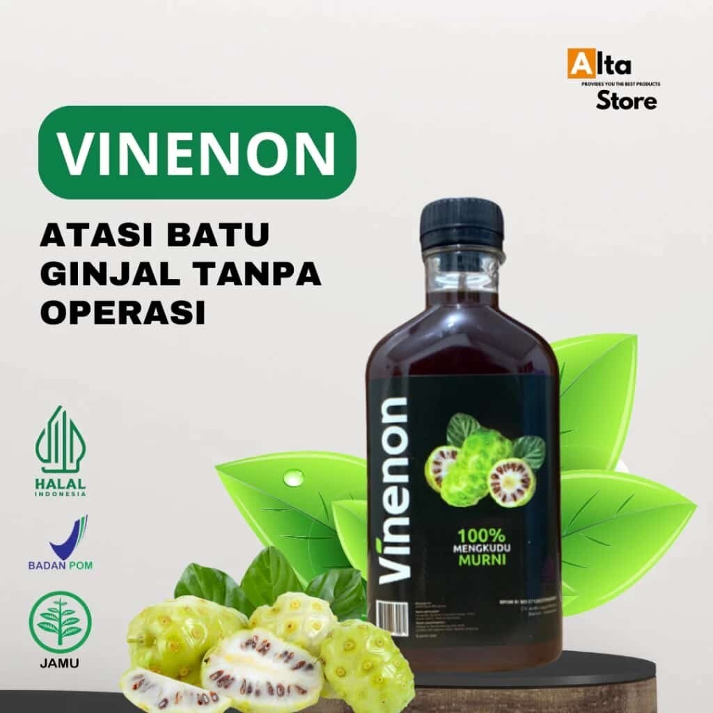 

Vinenon - Herbal untuk Batu Ginjal HALAL BPOM
