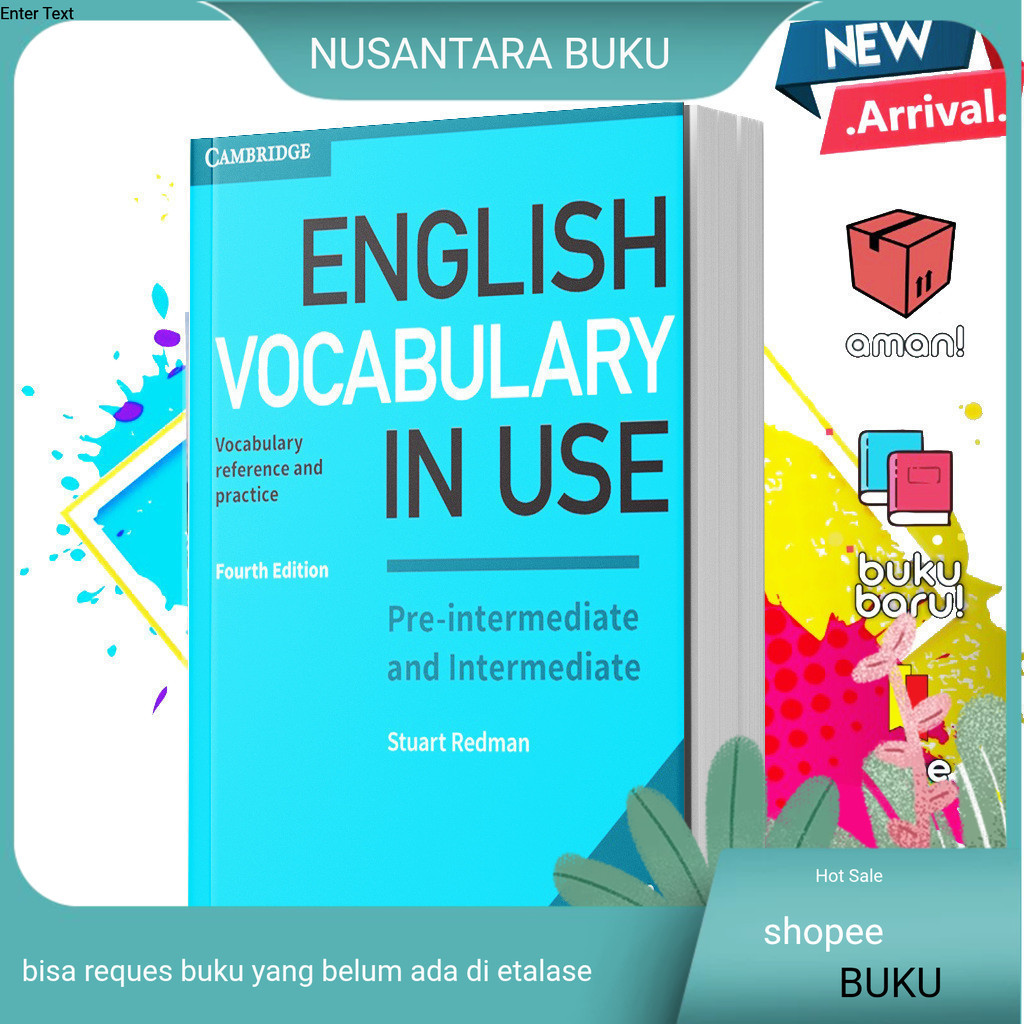 Buku English Vocabulary in Use - Pre-Intermediate and Intermediate